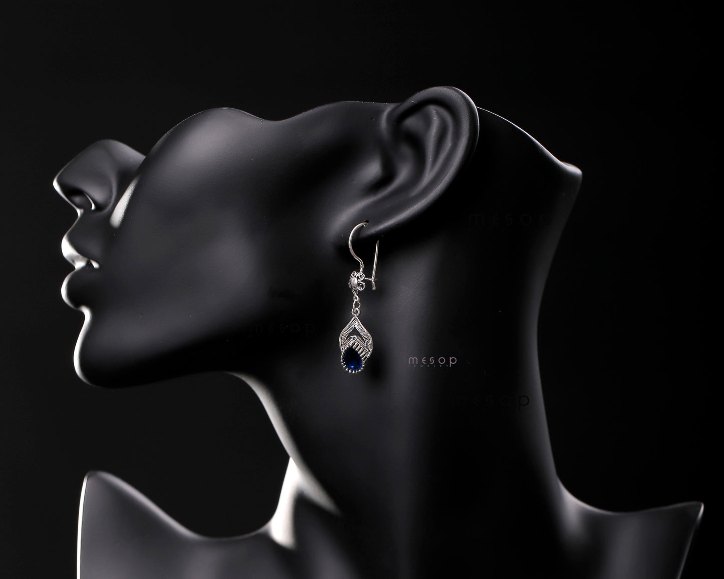 Sapphire Whispers of the Heart Earrings