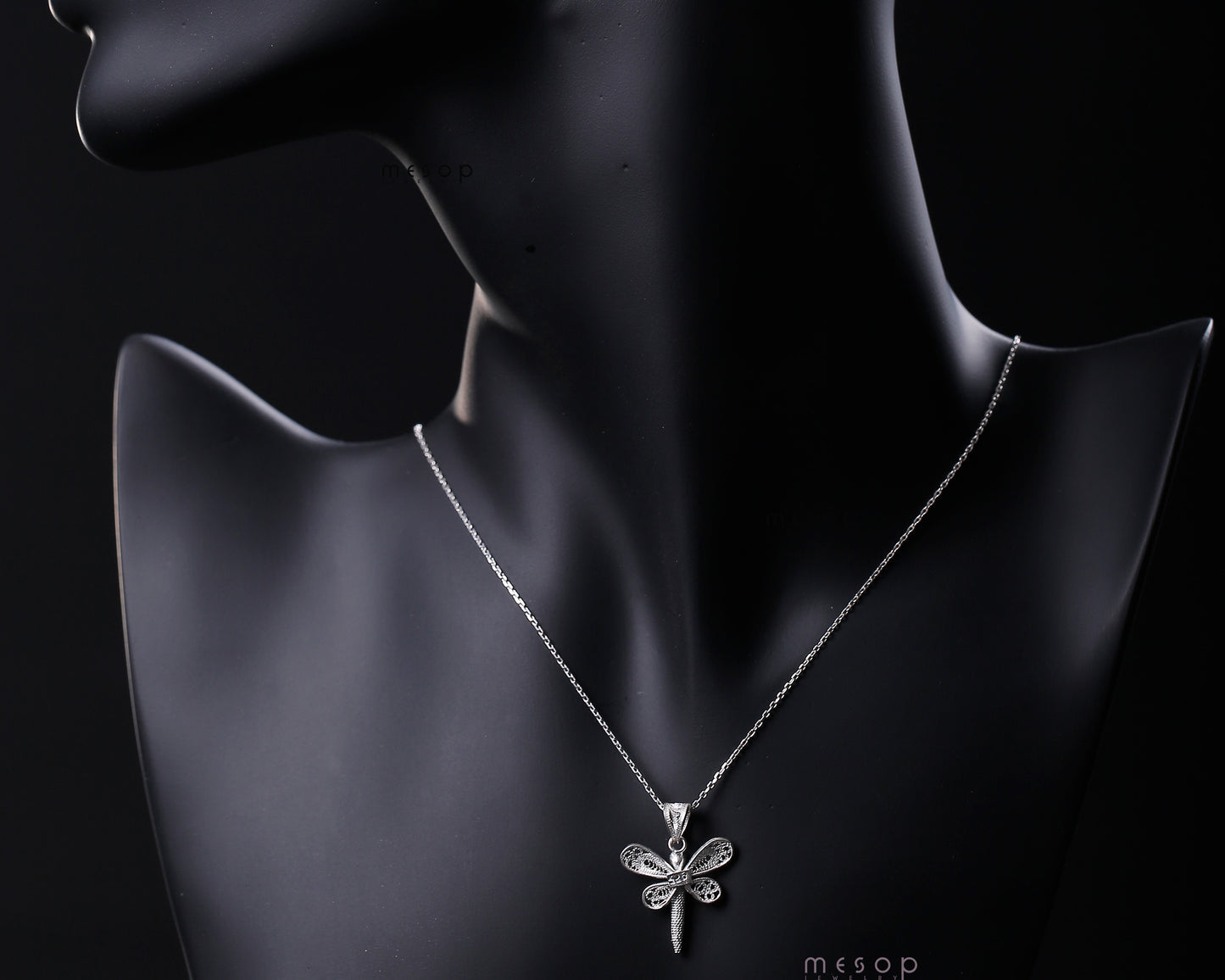 Dainty Dragonfly Pendant