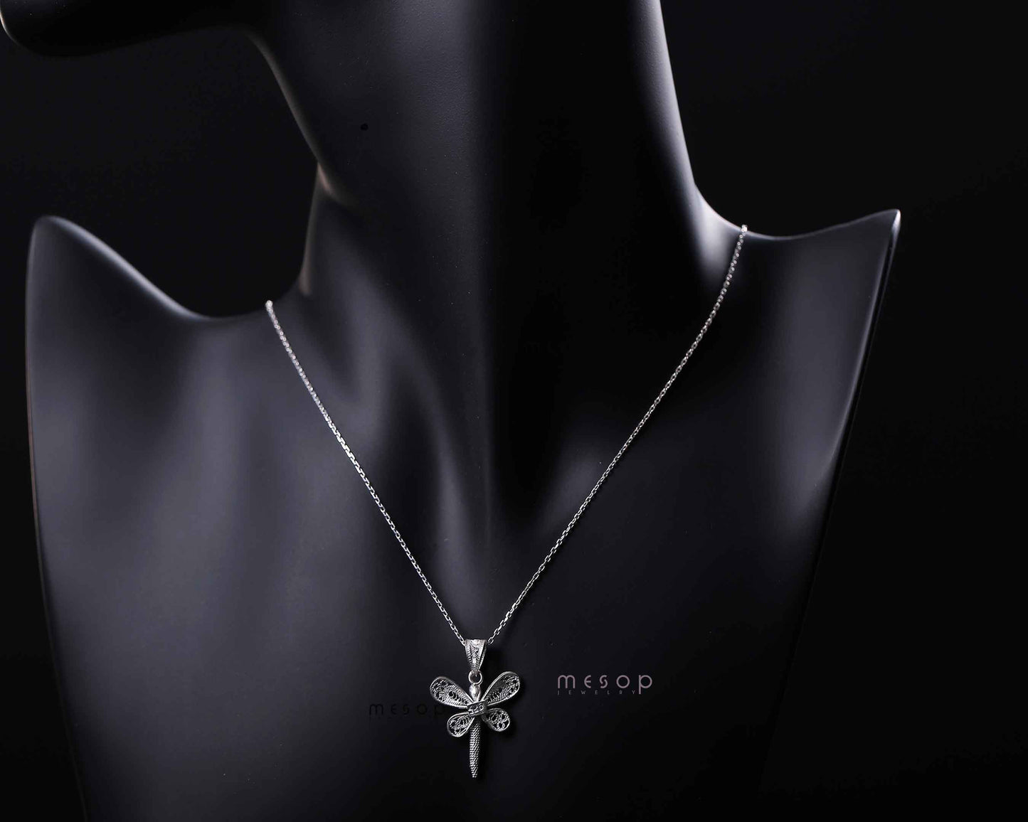 Dainty Dragonfly Pendant
