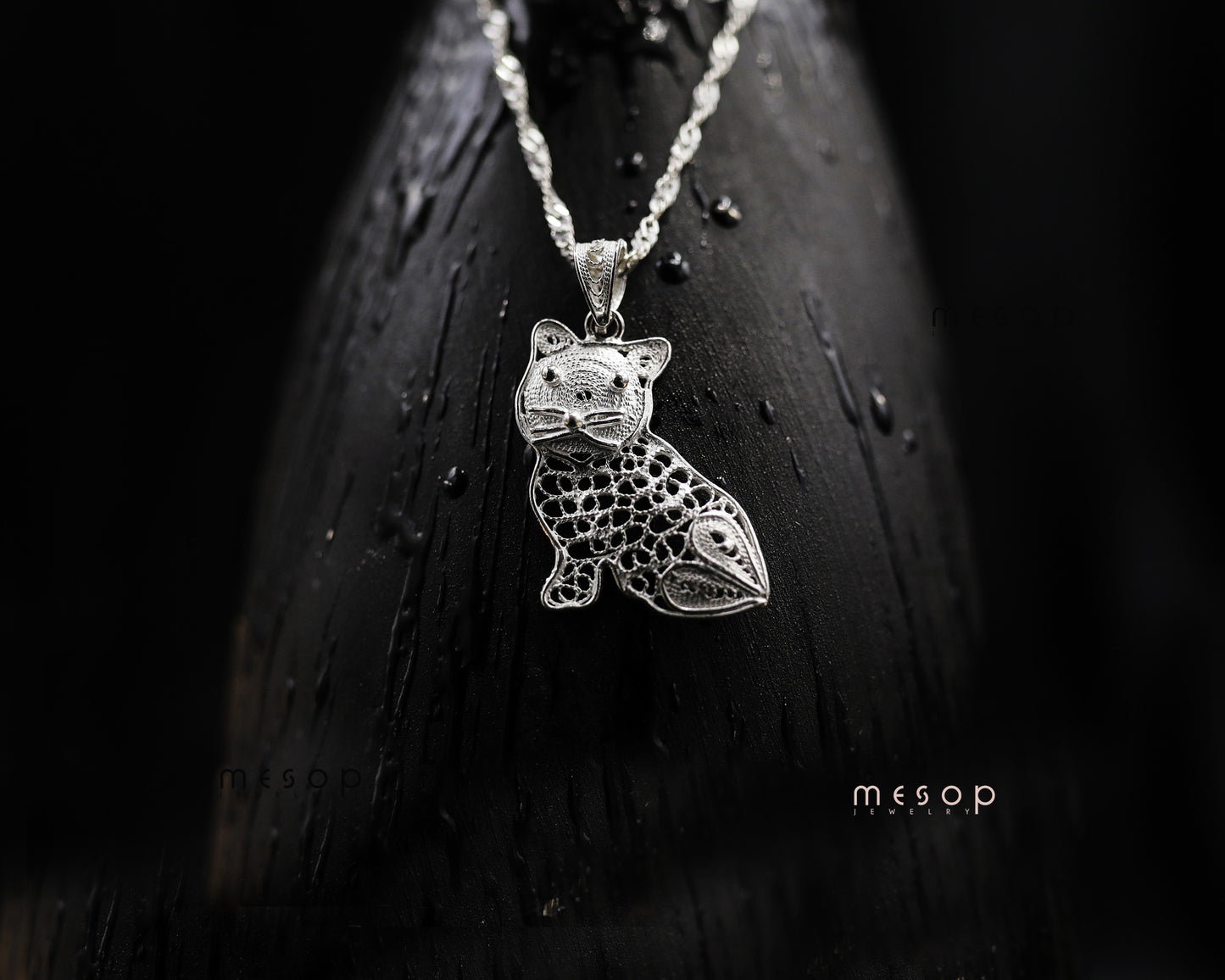 Elegance in Meow Pendant
