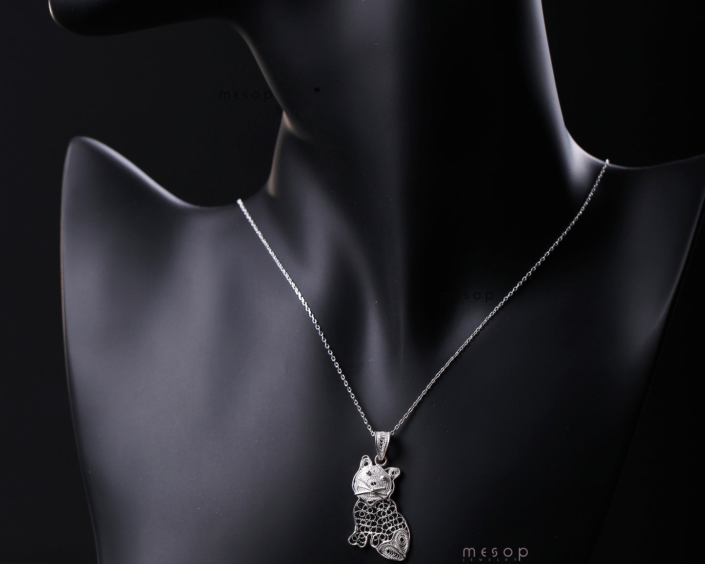 Elegance in Meow Pendant