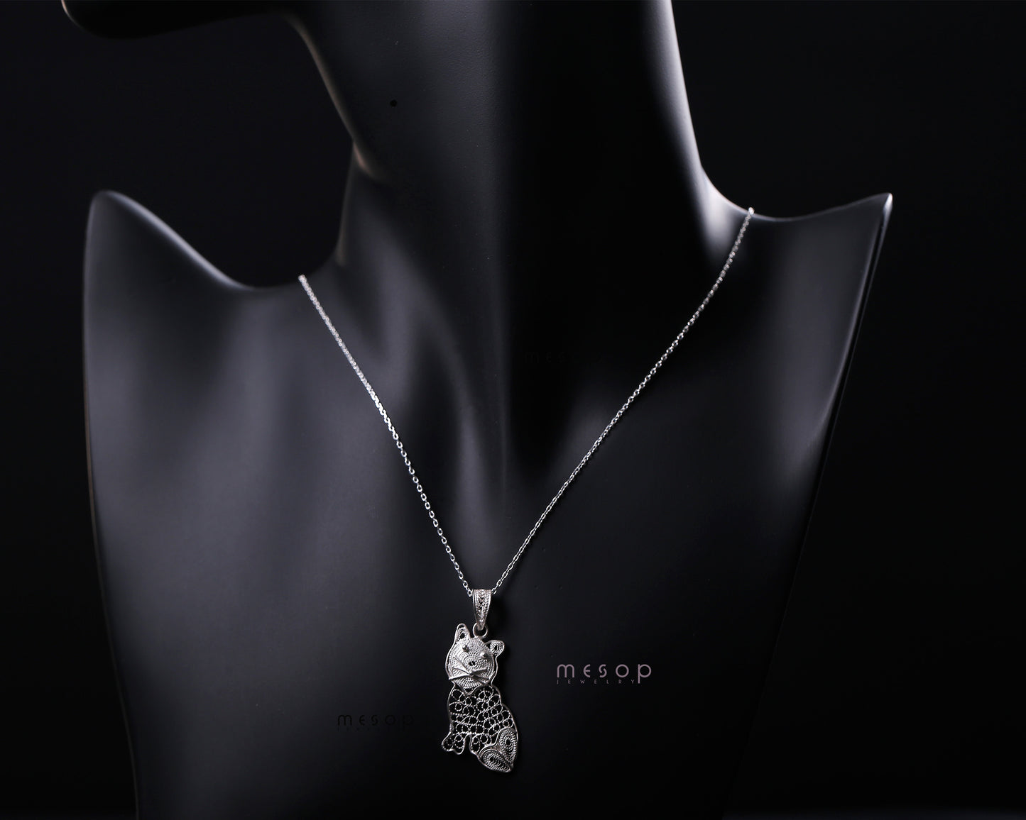 Elegance in Meow Pendant