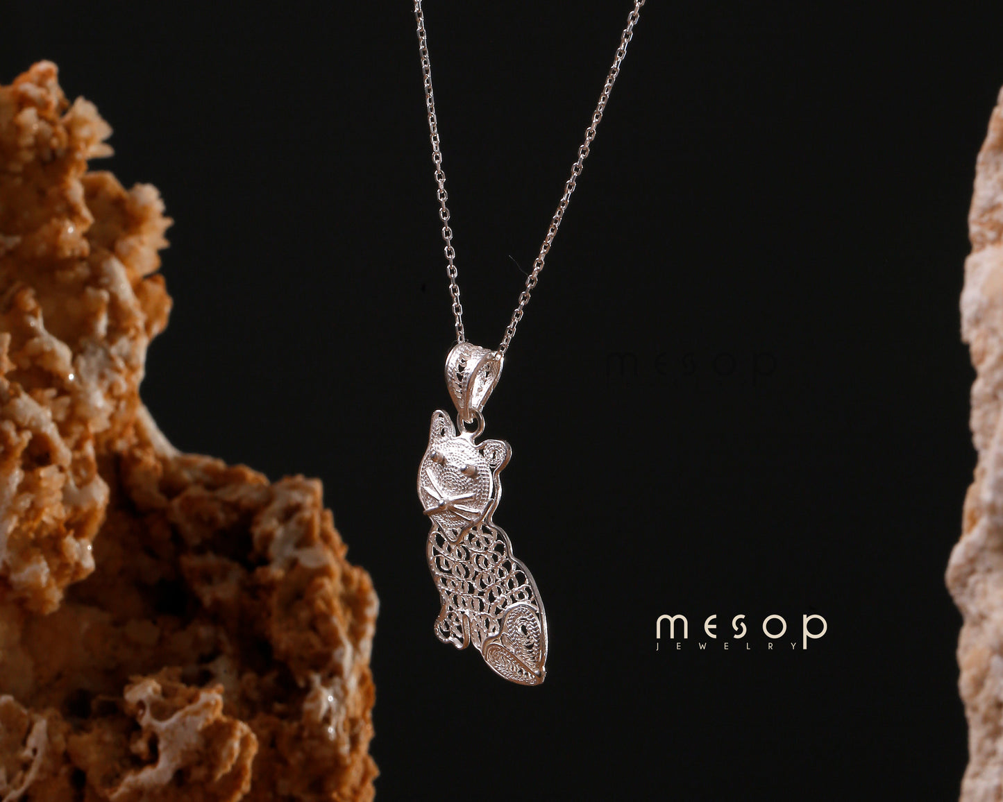 Elegance in Meow Pendant