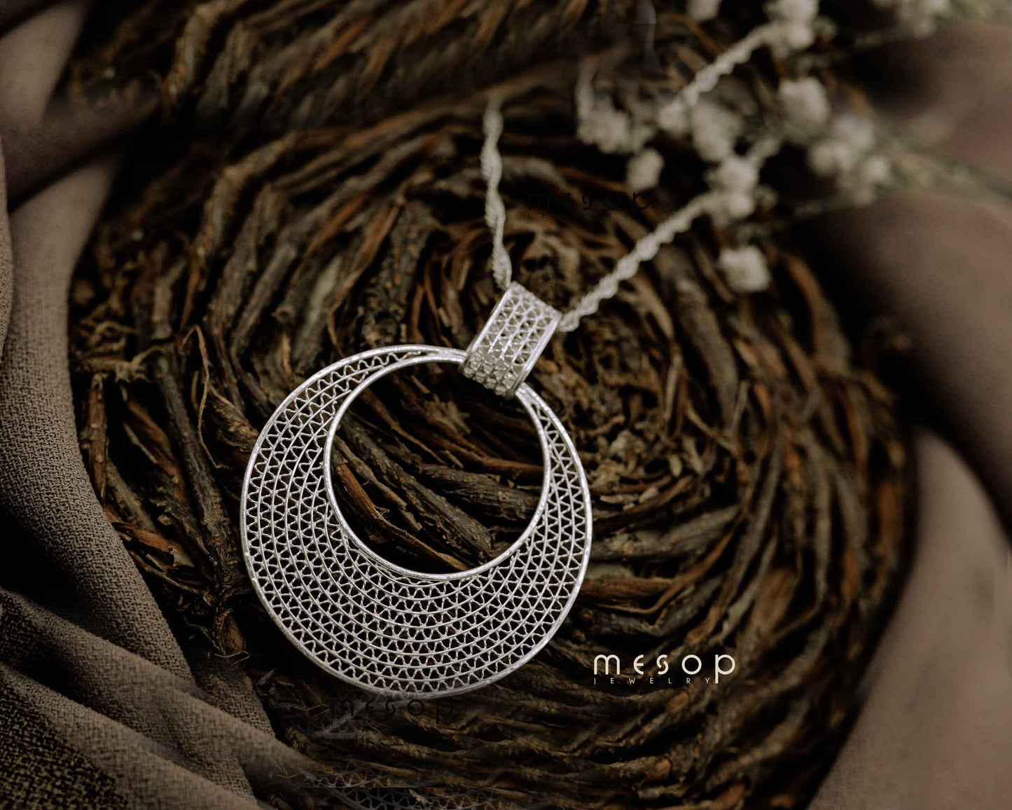 Lace Embrace Pendant