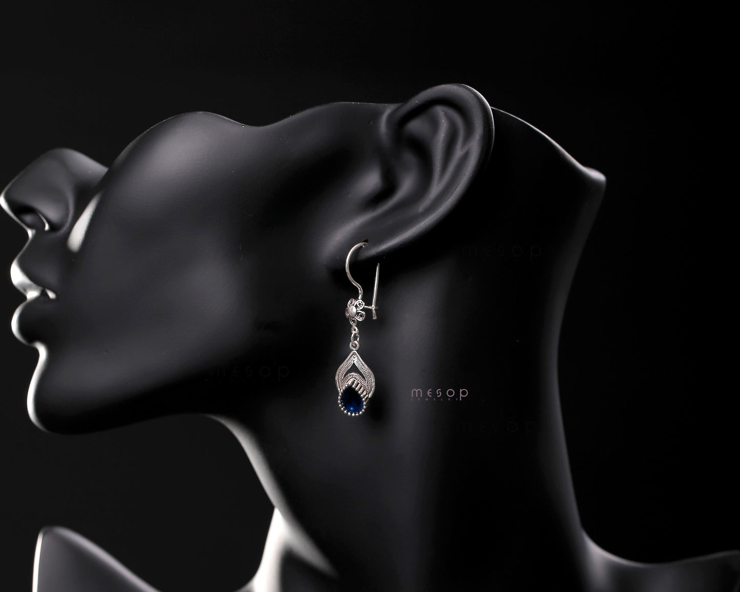 Sapphire Whispers of the Heart Earrings