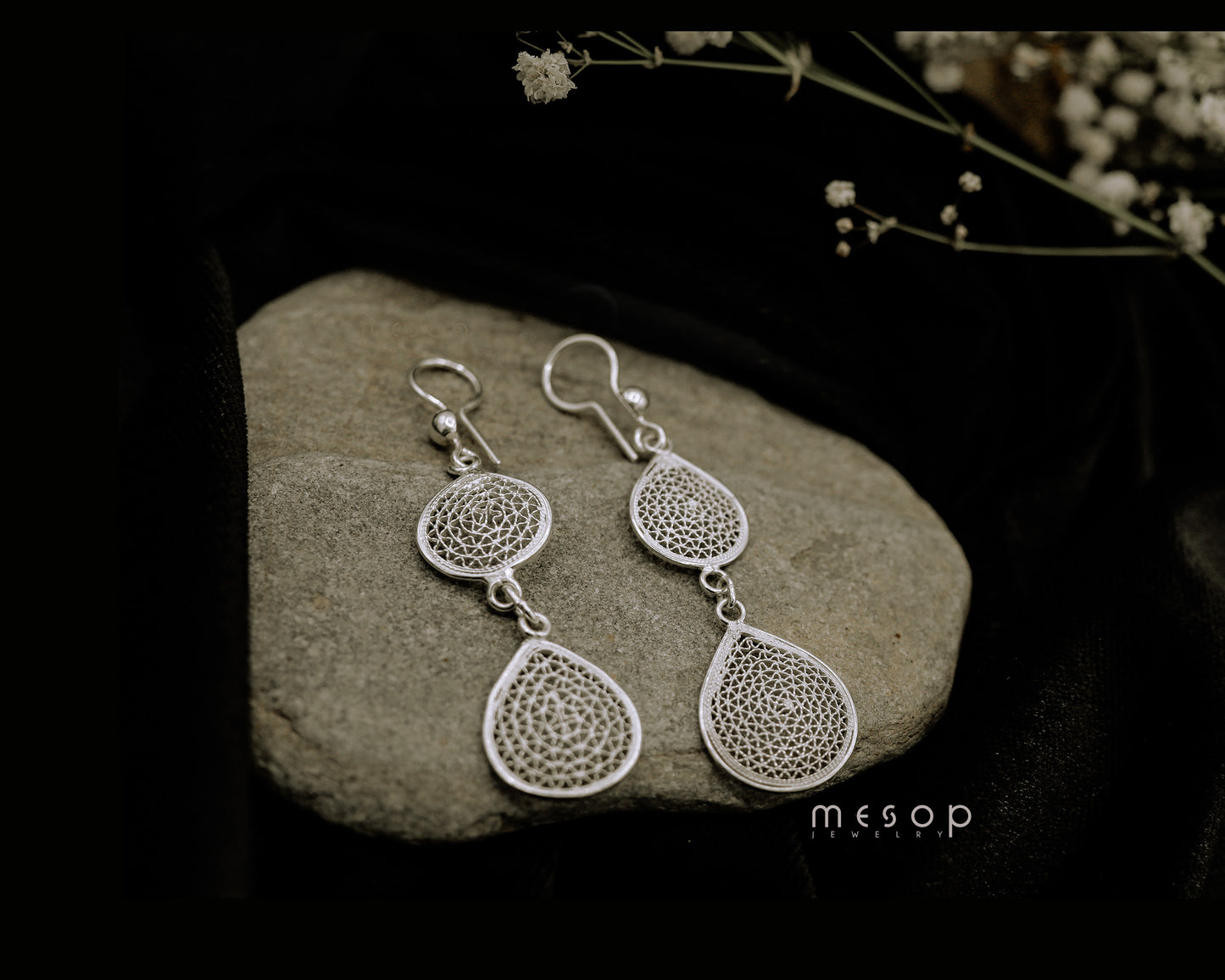 Twin Tearfall Earrings