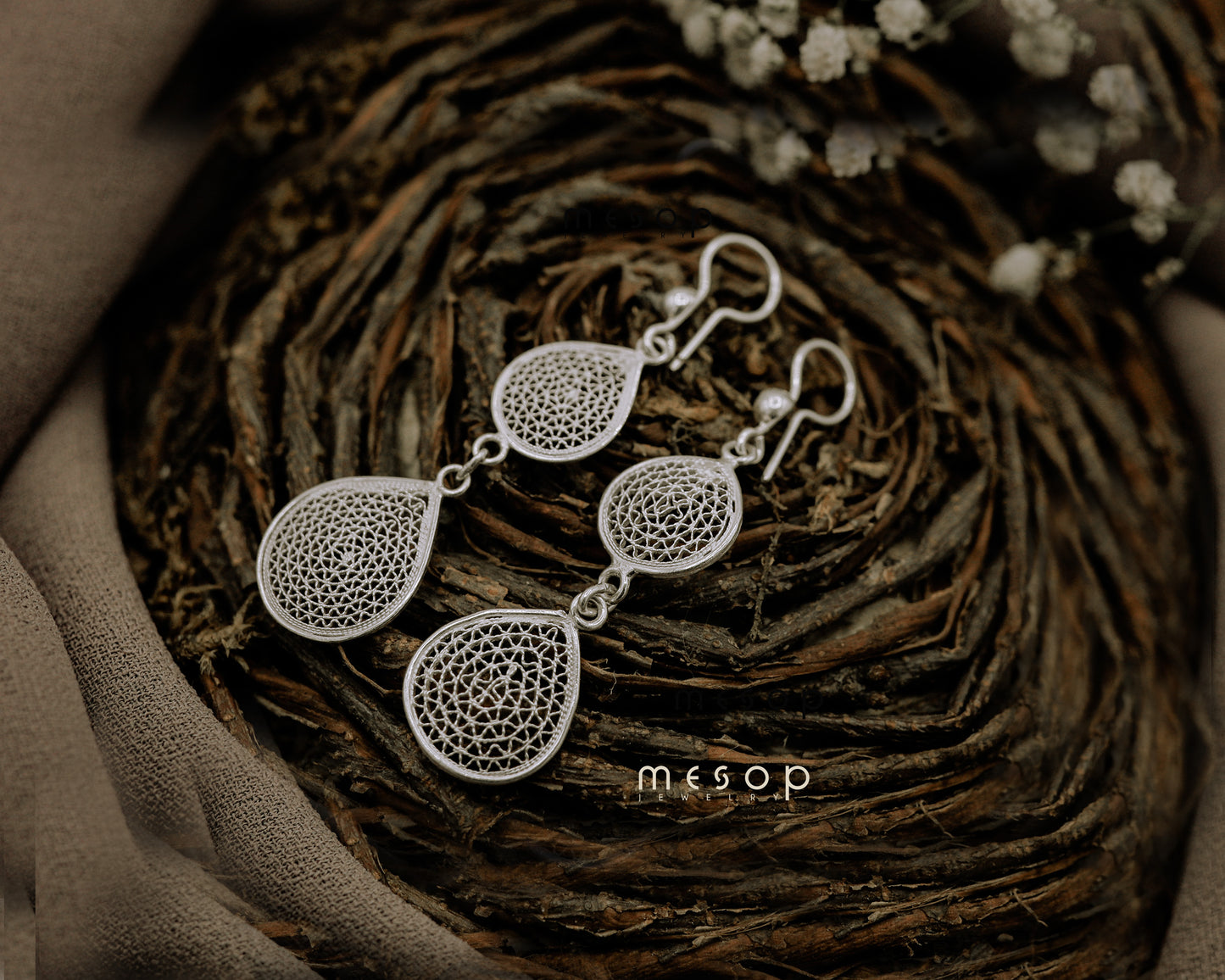 Twin Tearfall Earrings
